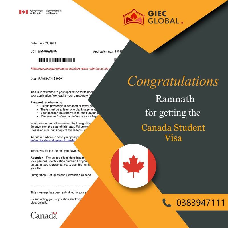 Ramnath Visa granted