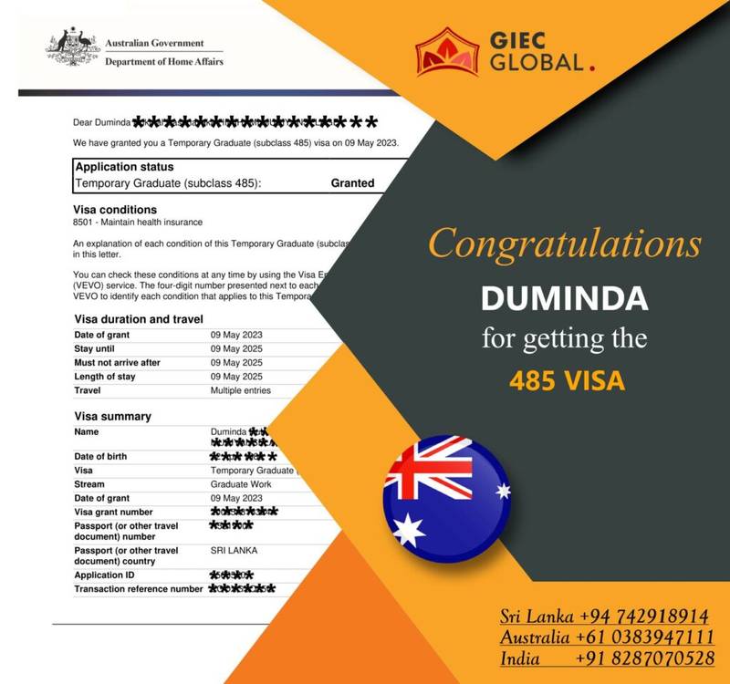 Australia 485 Visa