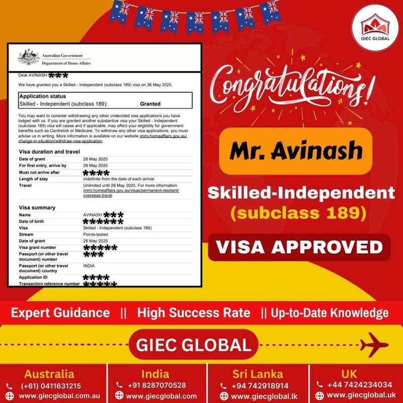 Subclass 189 approved